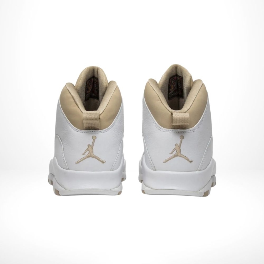 Rear view of Air Jordan 10