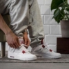 Real lifestyle image of Air Jordan 4