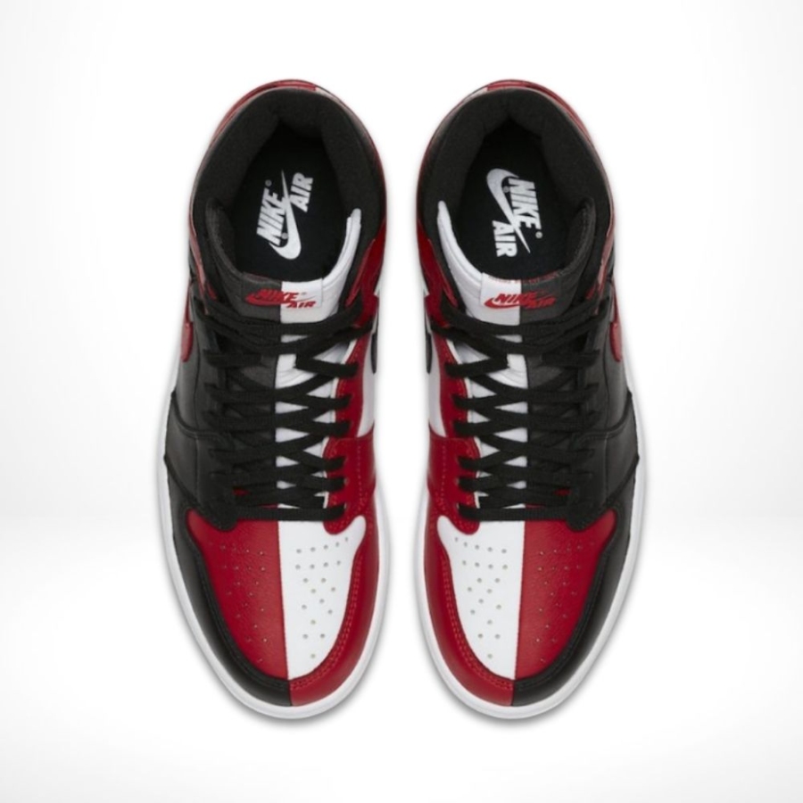 Top view of Air Jordan 1