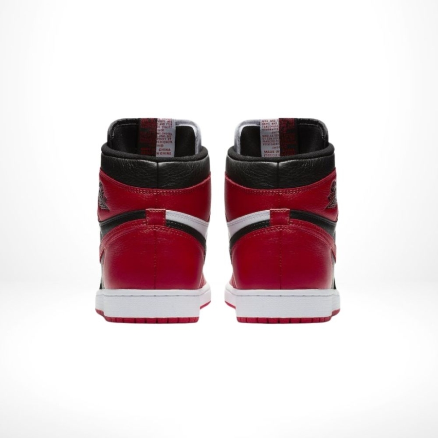 Rear view of Air Jordan 1