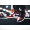 Real lifestyle image of Air Jordan 1