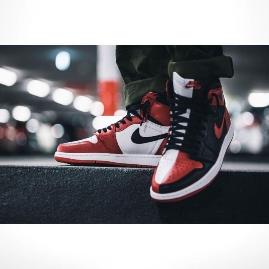 Real lifestyle image of Air Jordan 1
