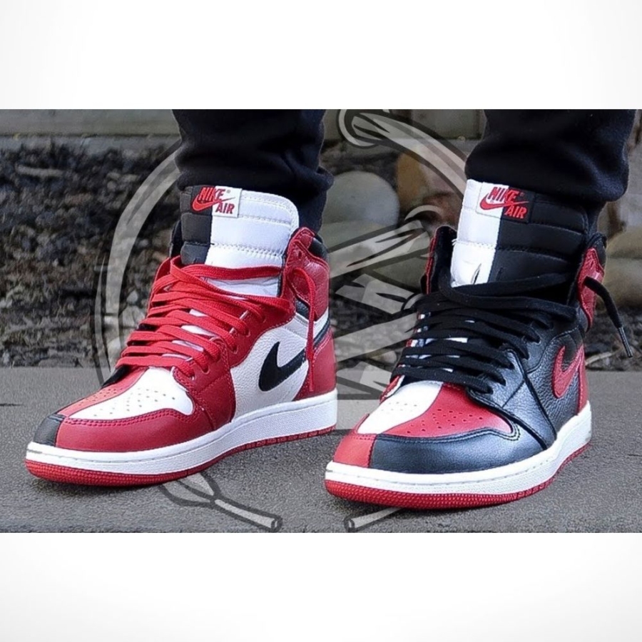 Real lifestyle image of Air Jordan 1