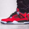 Real lifestyle image of Air Jordan 4