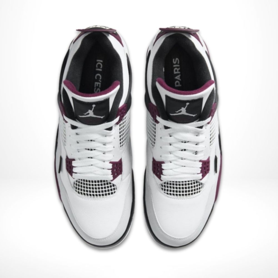Top view of Air Jordan 4