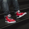Real lifestyle image of Air Jordan 3