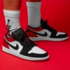 Real lifestyle image of Air Jordan 1