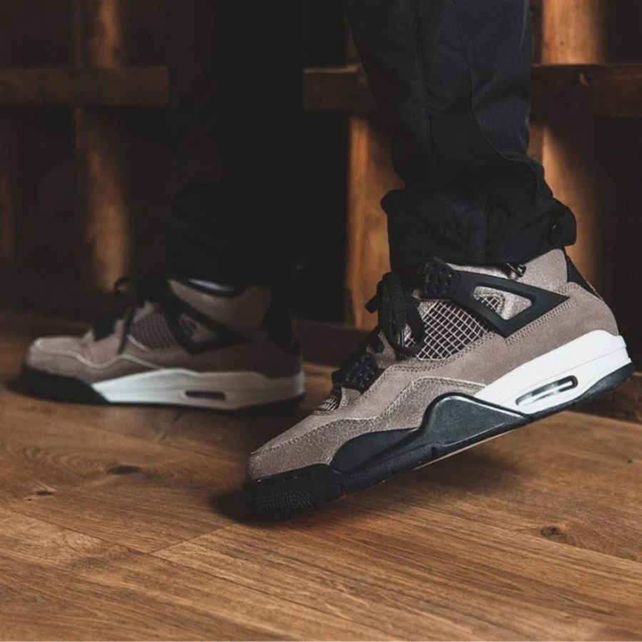 Real lifestyle image of Air Jordan 4