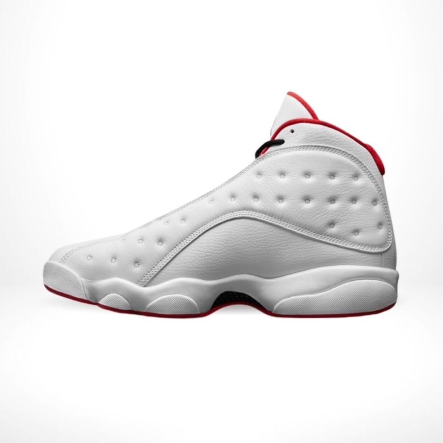 Side profile of Air Jordan 13