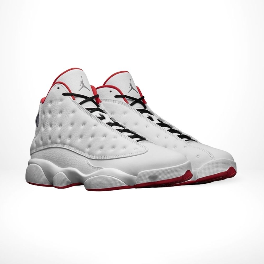 Angle view of Air Jordan 13