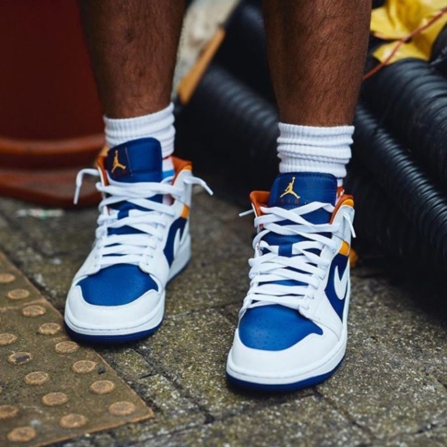 Real lifestyle image of Air Jordan 1