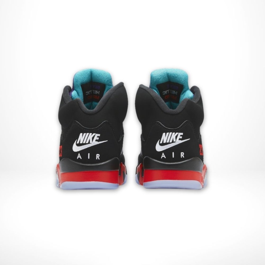Rear view of Air Jordan 5