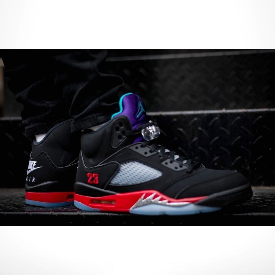 Real lifestyle image of Air Jordan 5