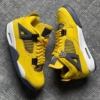 Real lifestyle image of Air Jordan 4