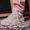 Real lifestyle image of Air Jordan 4