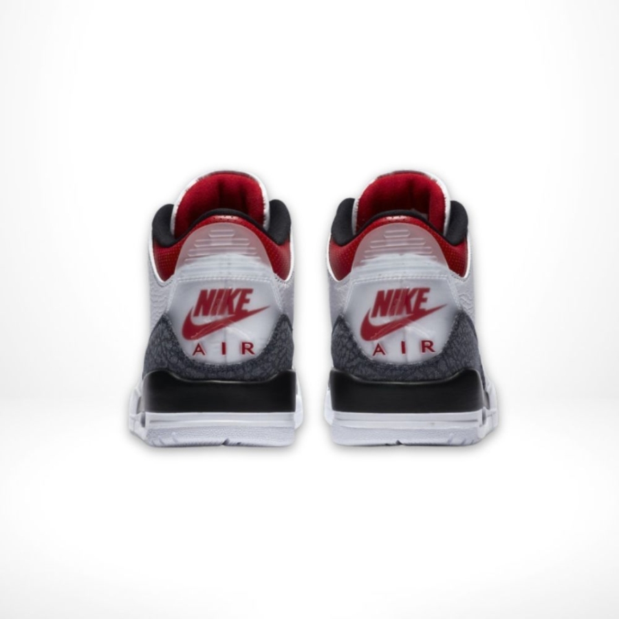 Rear view of Air Jordan 3