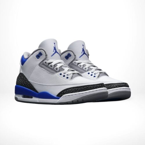 Angle view of Air Jordan 3