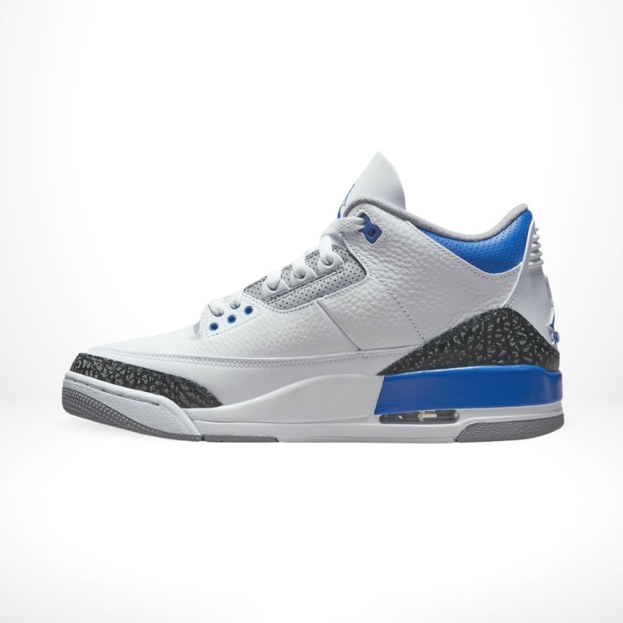 Side profile of Air Jordan 3
