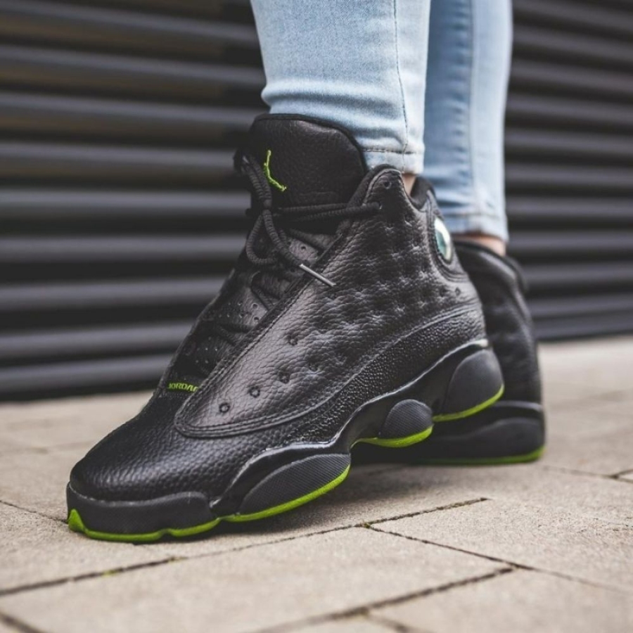 Real lifestyle image of Air Jordan 13