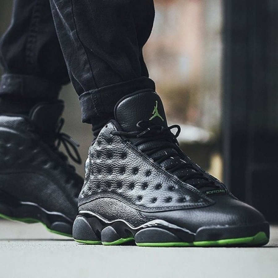 Real lifestyle image of Air Jordan 13