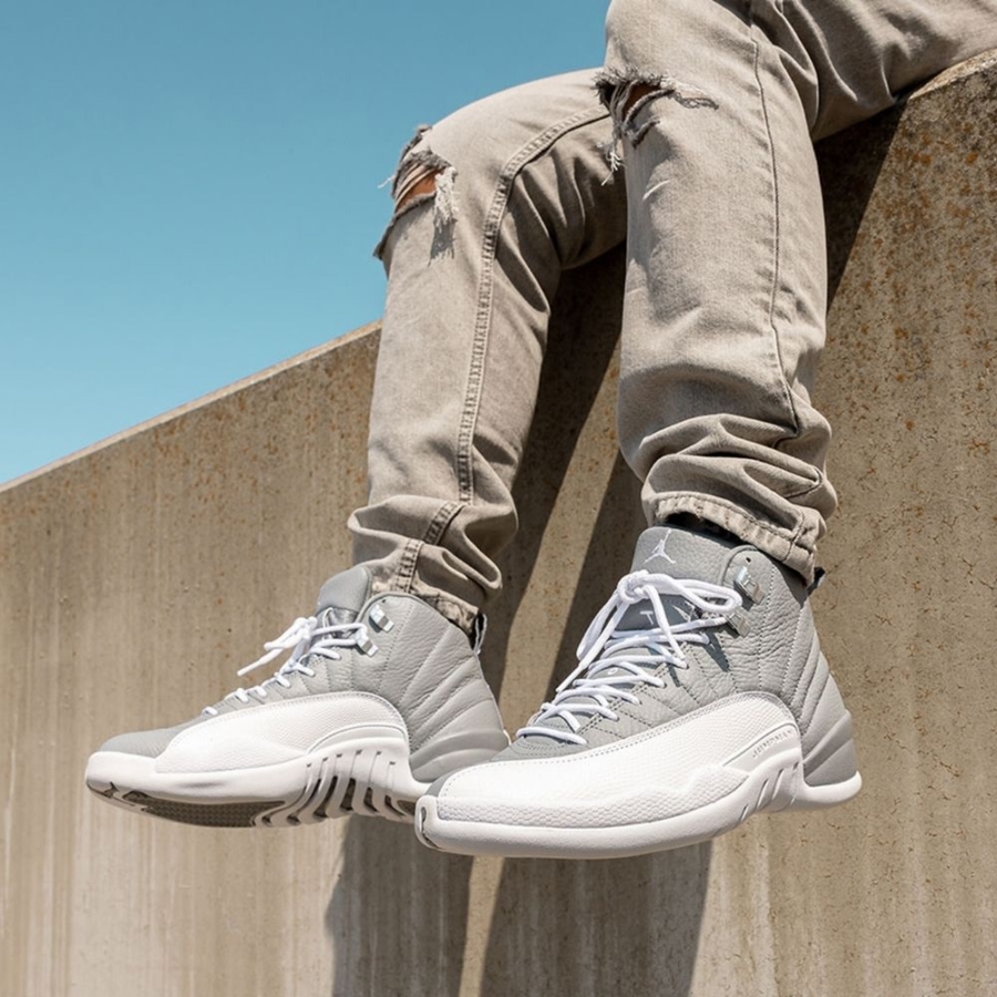 Real lifestyle image of Air Jordan 12