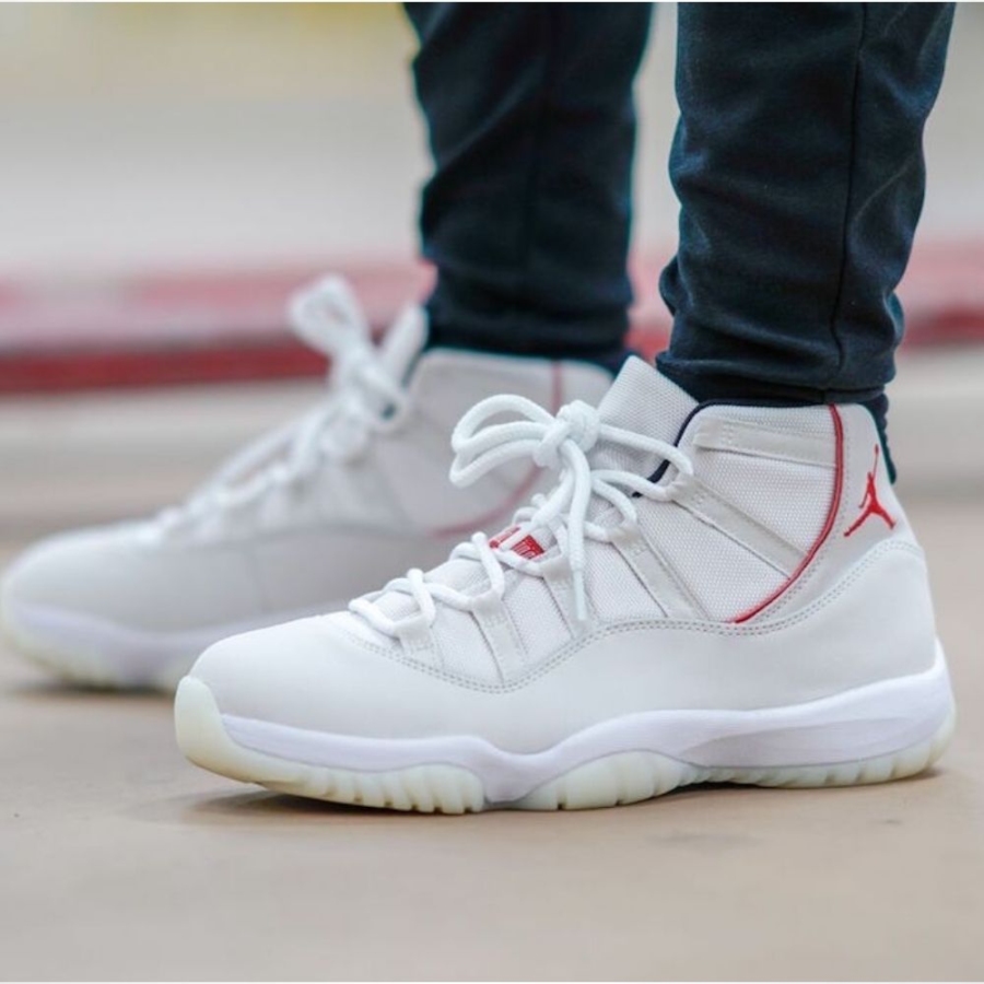 Real lifestyle image of Air Jordan 11