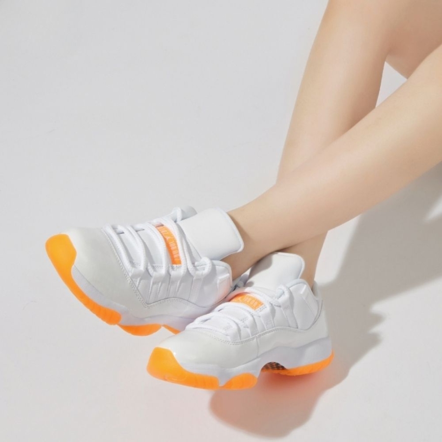 Real lifestyle image of Air Jordan 11