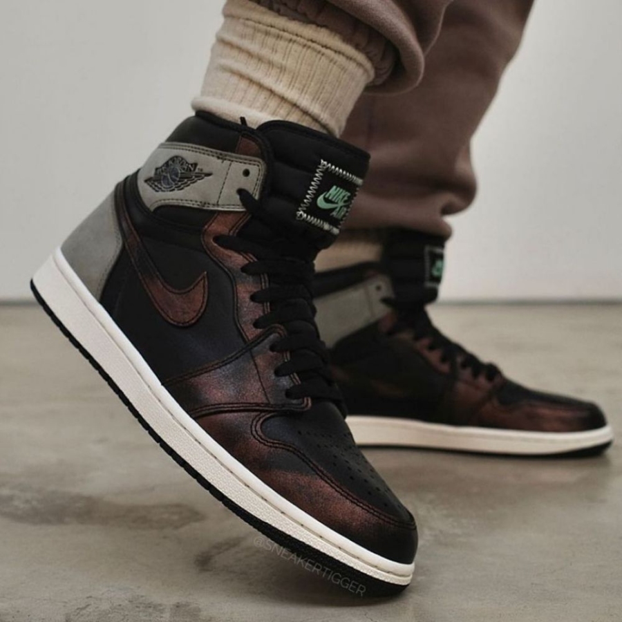 Real lifestyle image of Air Jordan 1