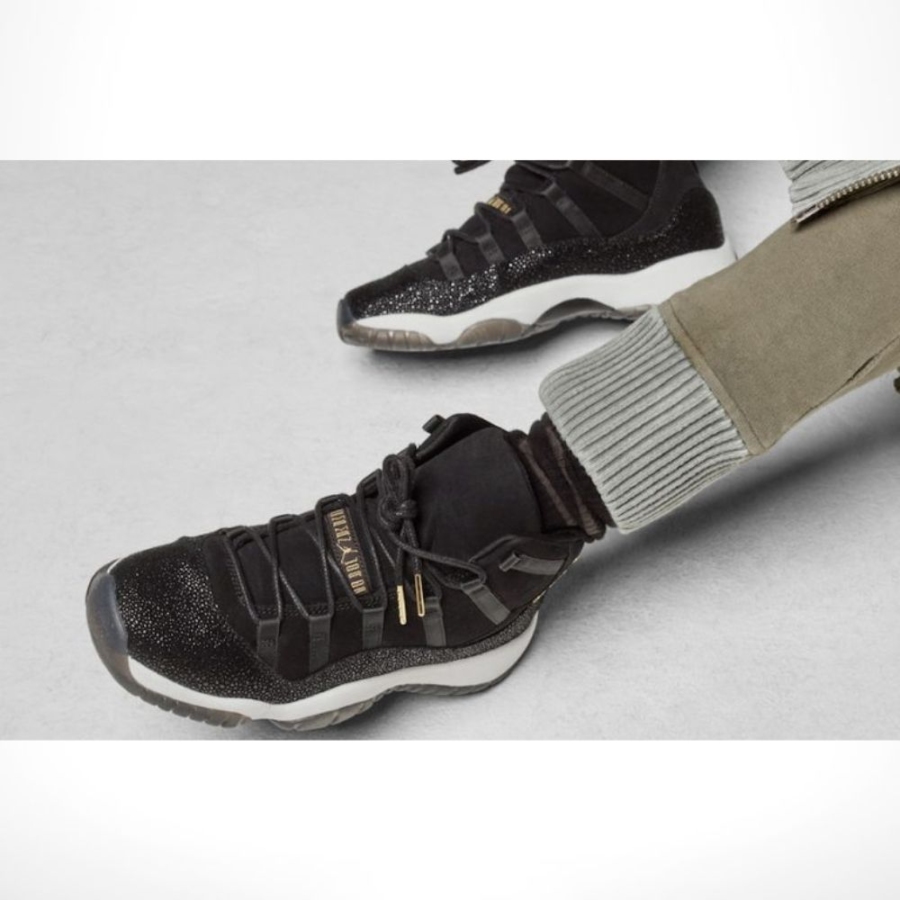 Real lifestyle image of Air Jordan 11