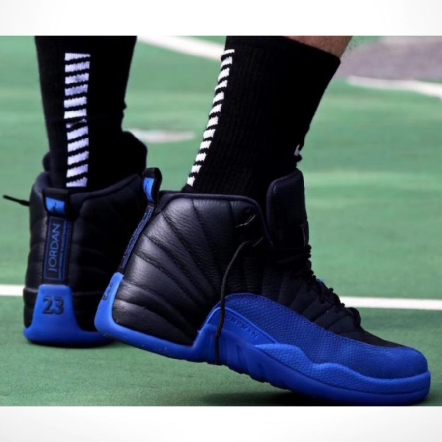 Real lifestyle image of Air Jordan 12
