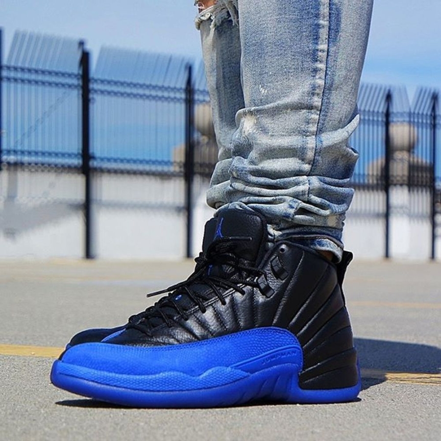 Real lifestyle image of Air Jordan 12