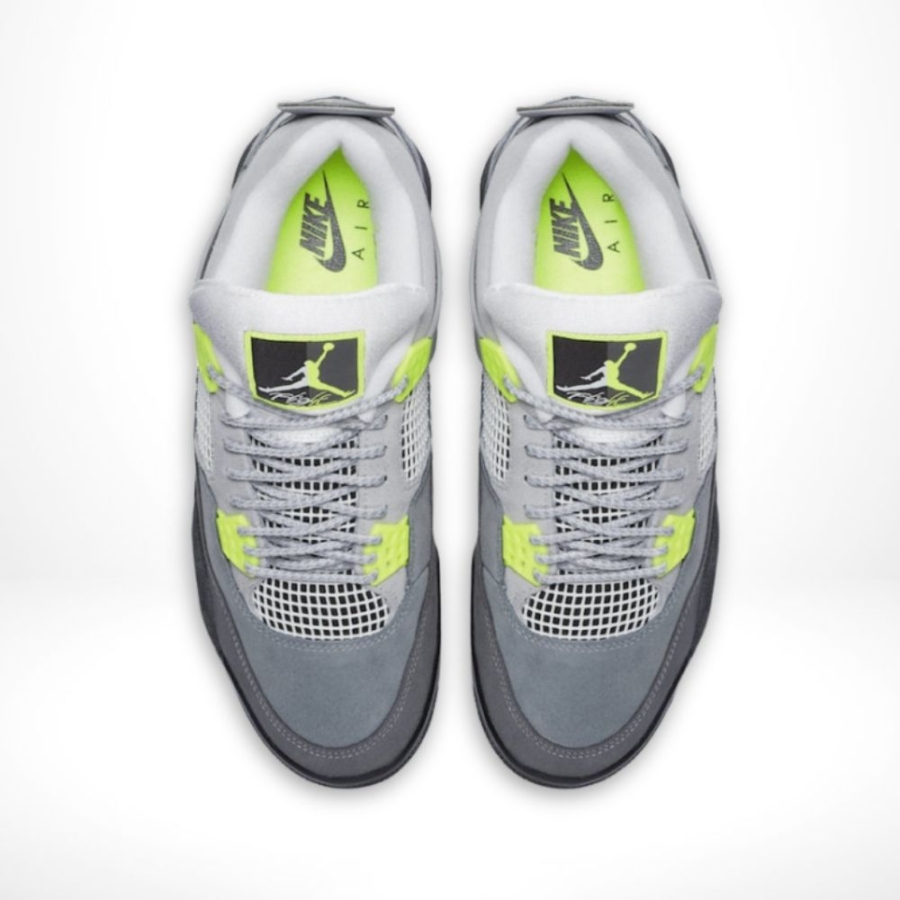 Top view of Air Jordan 4