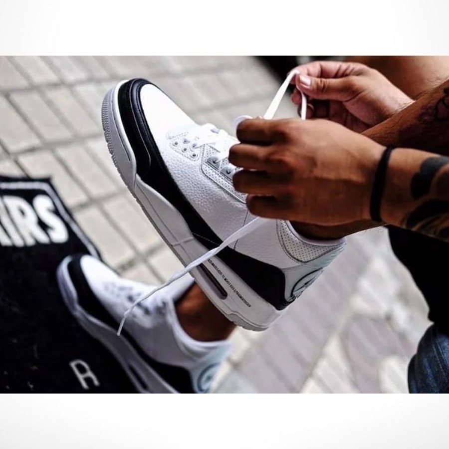 Real lifestyle image of Air Jordan 3