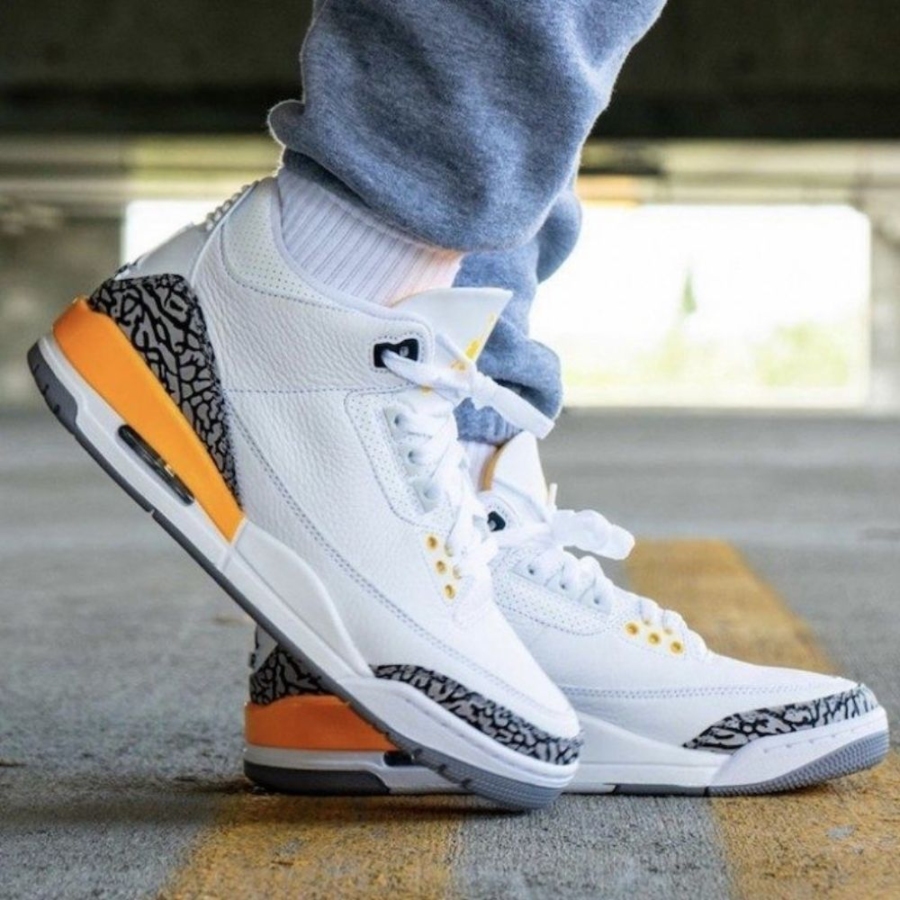 Real lifestyle image of Air Jordan 3