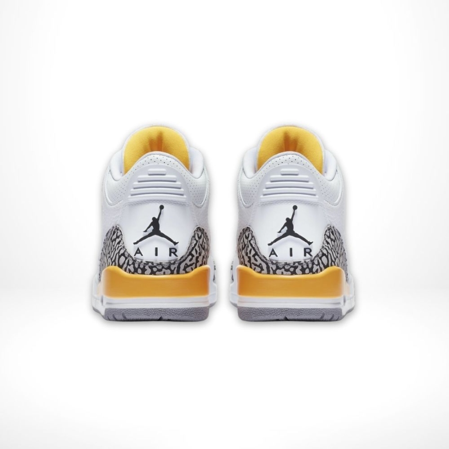 Rear view of Air Jordan 3
