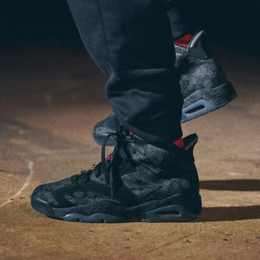 Real lifestyle image of Air Jordan 6