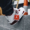 Real lifestyle image of Air Jordan 4