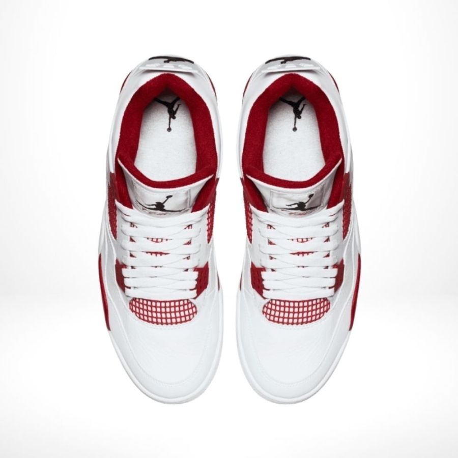 Top view of Air Jordan 4