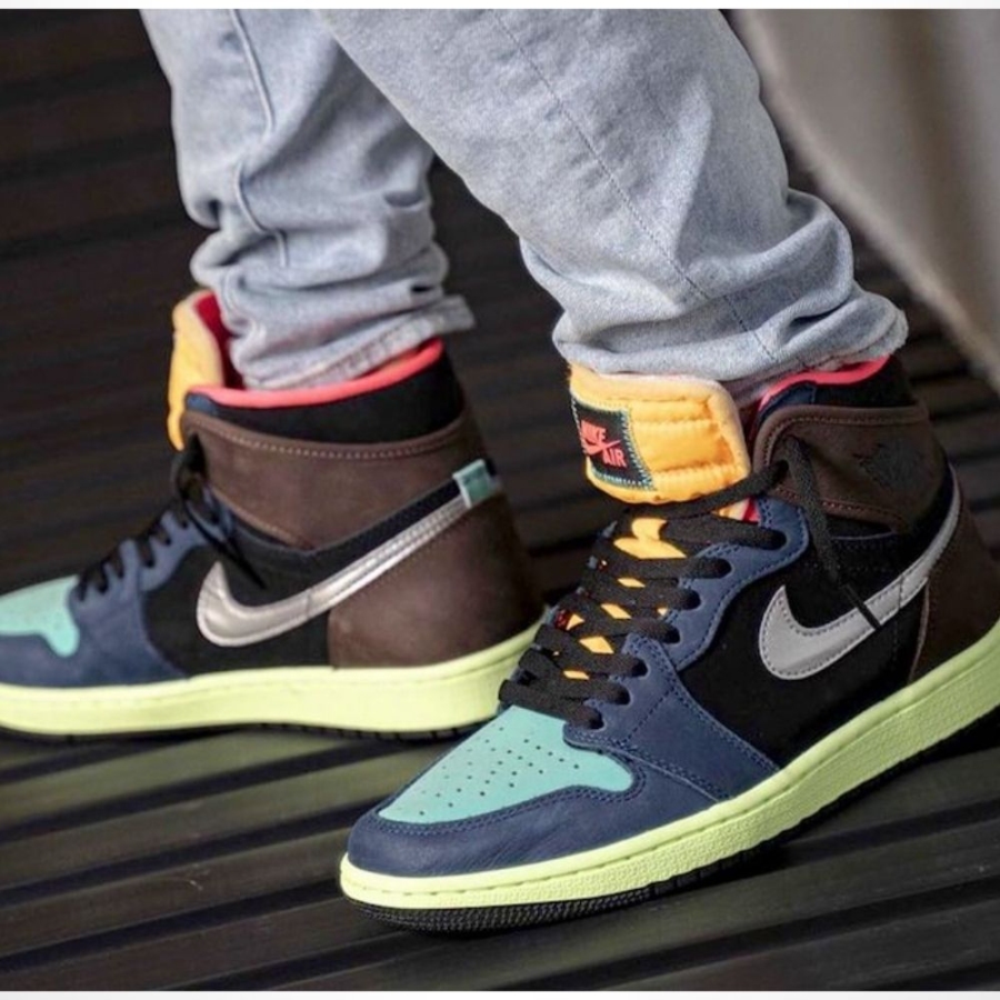 Real lifestyle image of Air Jordan 1