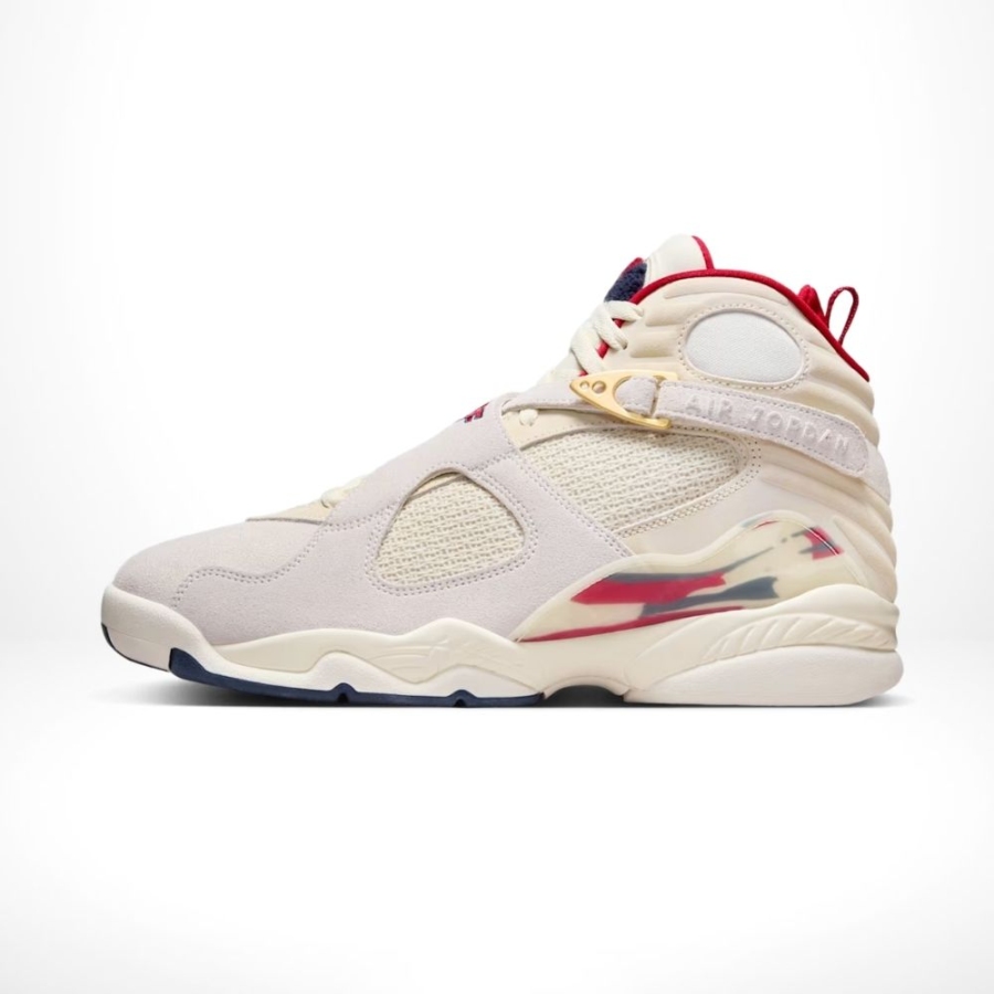 Side profile of Air Jordan 8