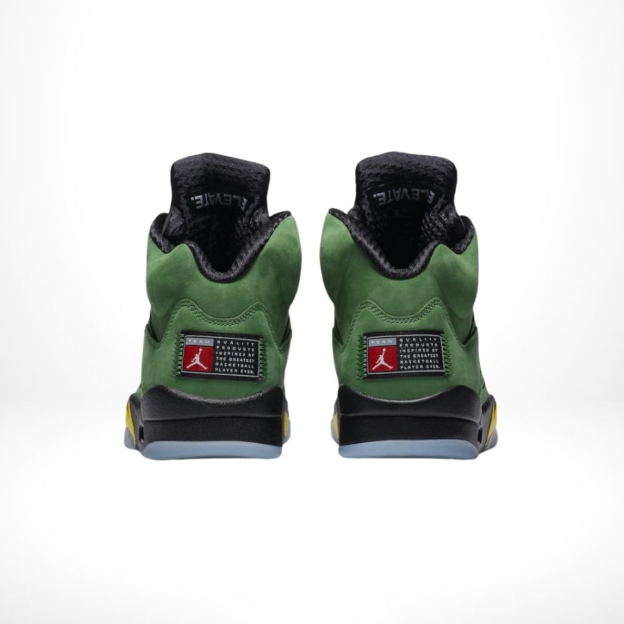 Rear view of Air Jordan 5