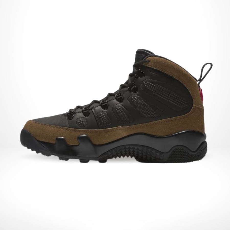 Side profile of Air Jordan 9
