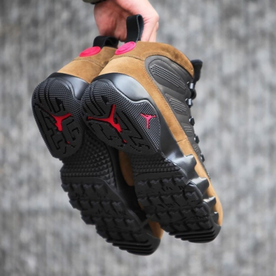 Real lifestyle image of Air Jordan 9