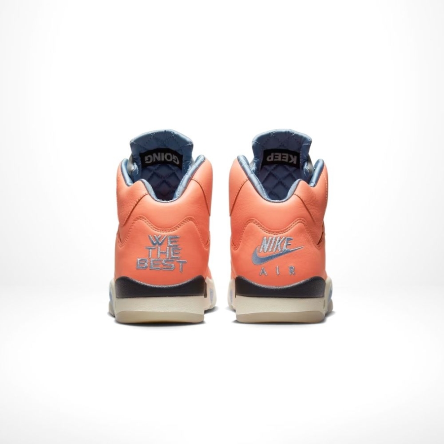 Rear view of Air Jordan 5