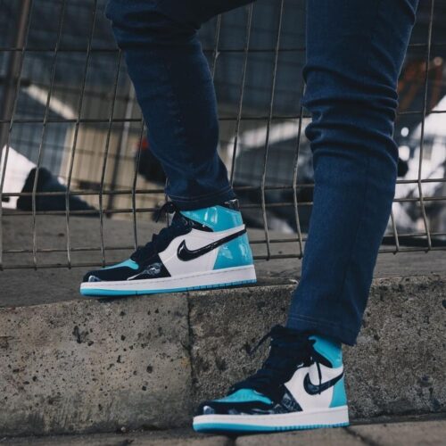 Real lifestyle image of Air Jordan 1