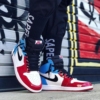 Real lifestyle image of Air Jordan 1