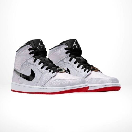 Angle view of Air Jordan 1