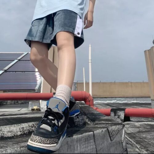 Real lifestyle image of Air Jordan 3