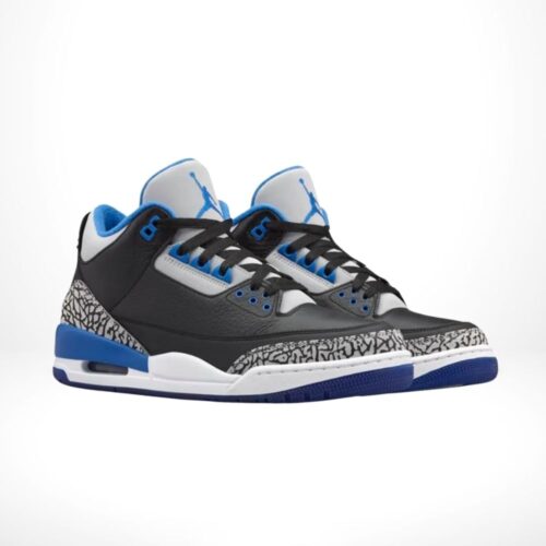 Angle view of Air Jordan 3
