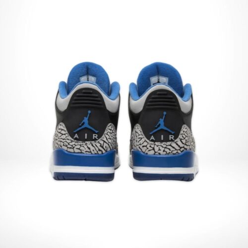 Rear view of Air Jordan 3